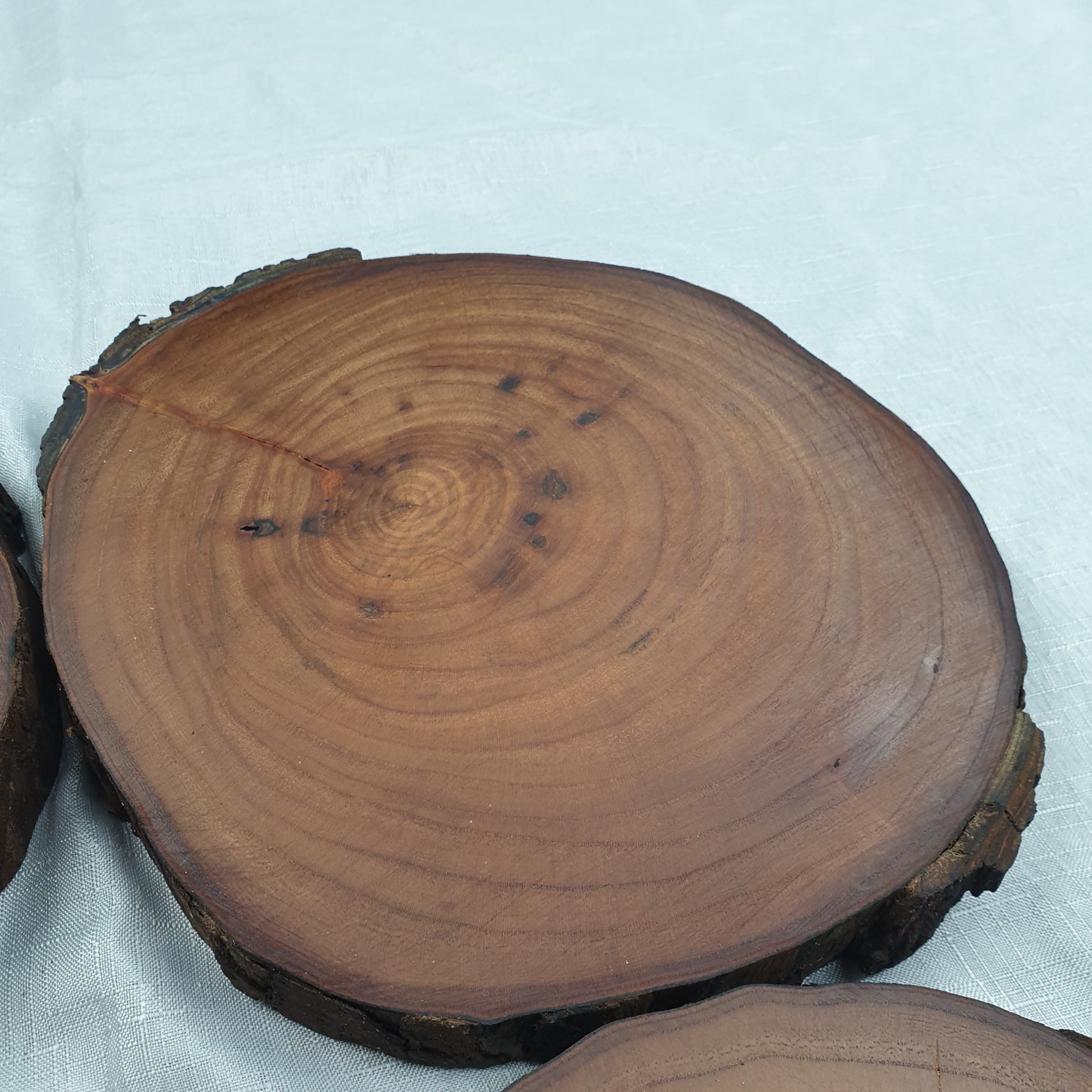 Live Edge Elm Place-mat/Table Centrepiece/Plant Stand