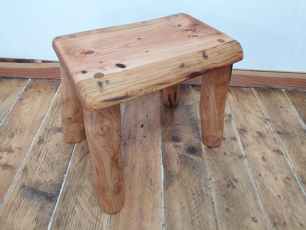 a large rectangular stool