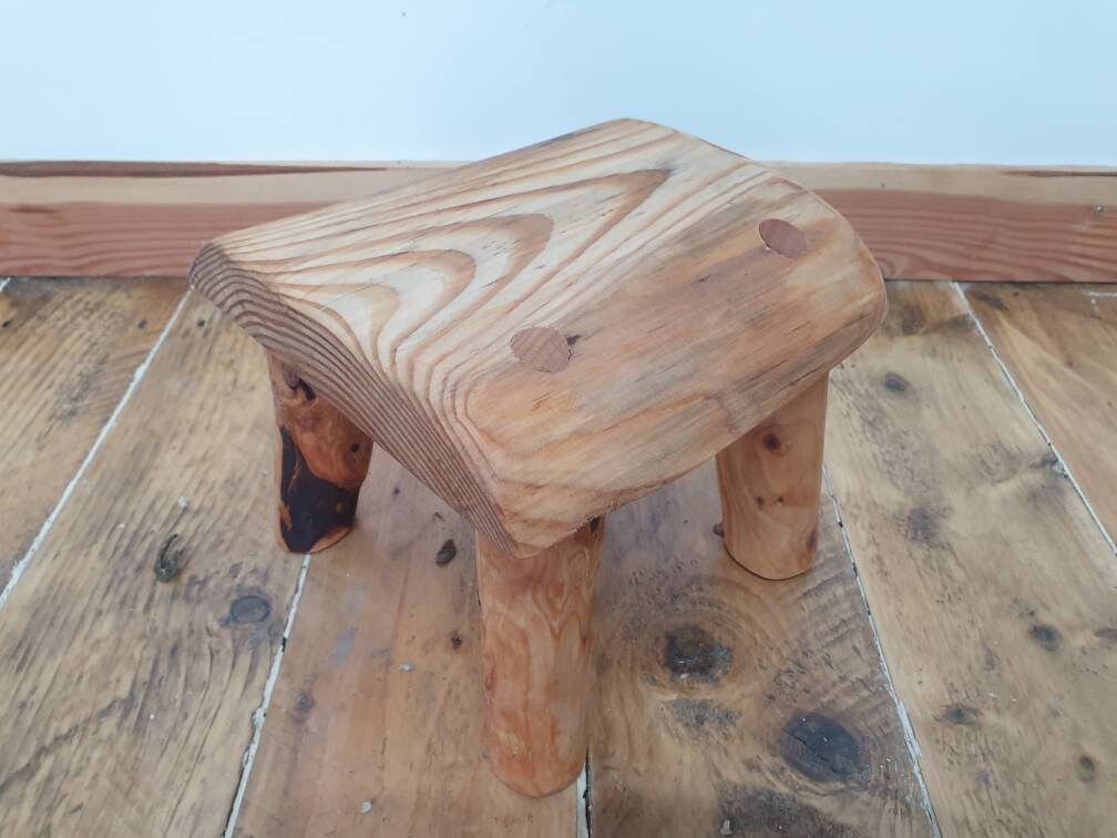 a small rectangular stool