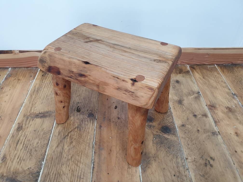 a medium rectangular stool