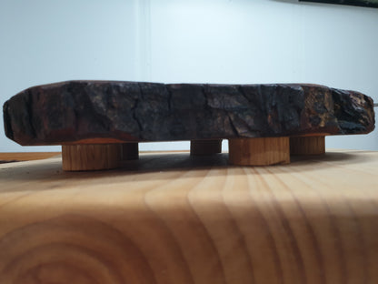 Unique Wooden Log Ring Table Centrepieces With Raised Feet