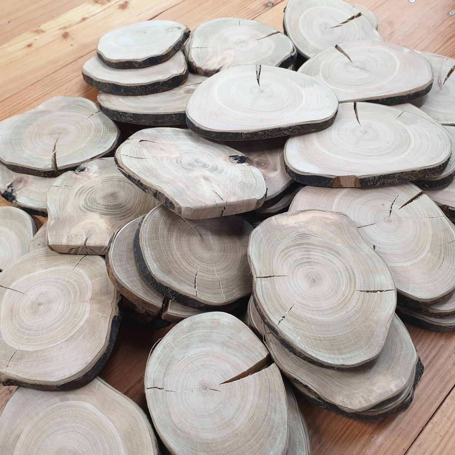 Wild Cherry Log Slices/Wooden Coasters