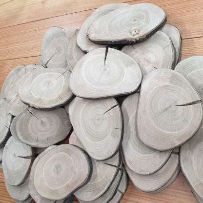 Wild Cherry Log Slices/Wooden Coasters