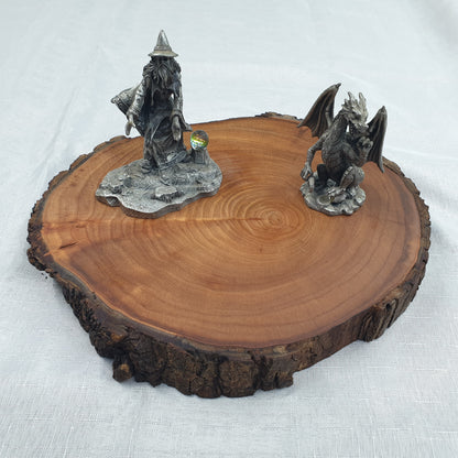 Live Edge Elm Place-mat/Table Centrepiece/Plant Stand