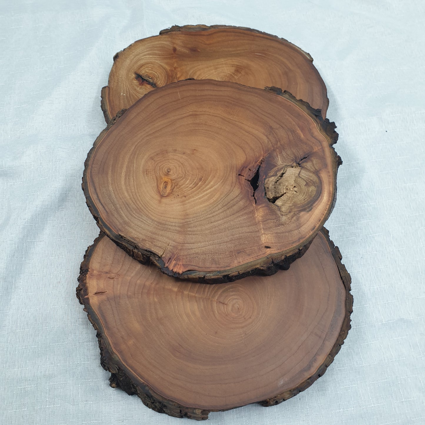 Live Edge Elm Place-mat/Table Centrepiece/Plant Stand